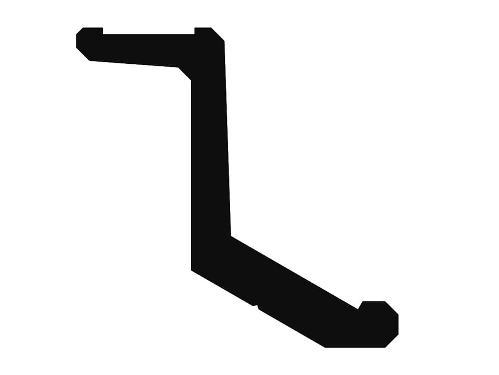 Vismaravetro profilo montante interno vasca cromo