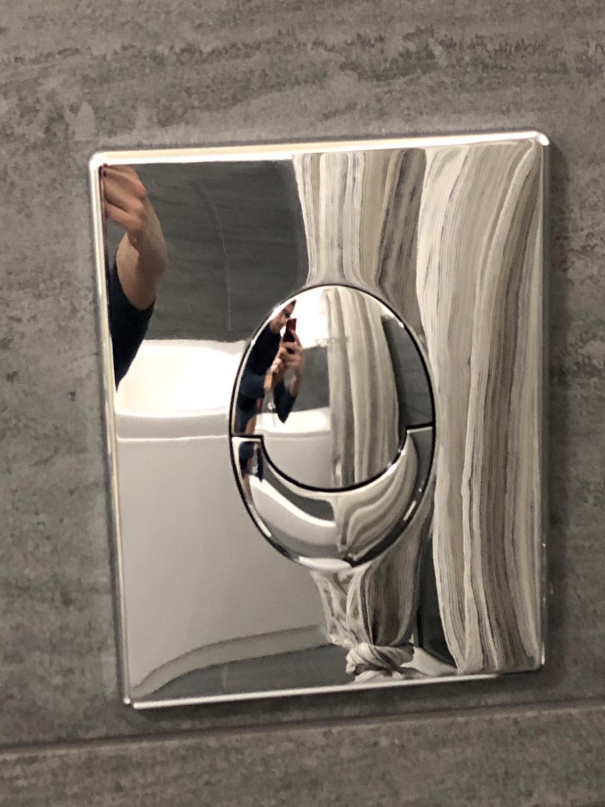 GROHE Skate Air 38505SH0 placca WC bianco verticale