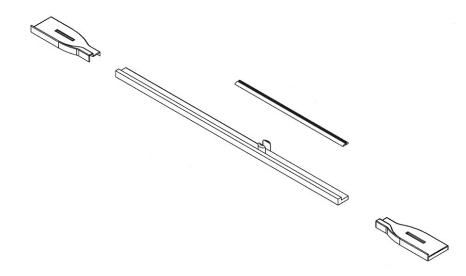 Vismaravetro SMF Albi A2 kit sinistro bianco