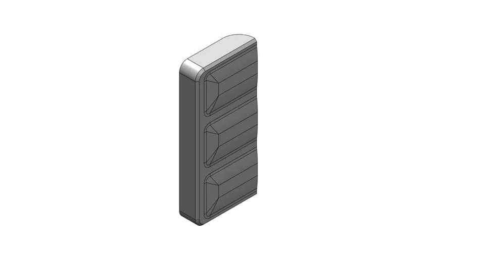 Vismaravetro Flare cover coprivite fisso argento satinato