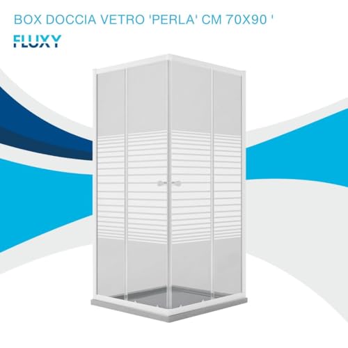 Fluxy Perla box doccia 70x90 ante scorrevoli serigrafato