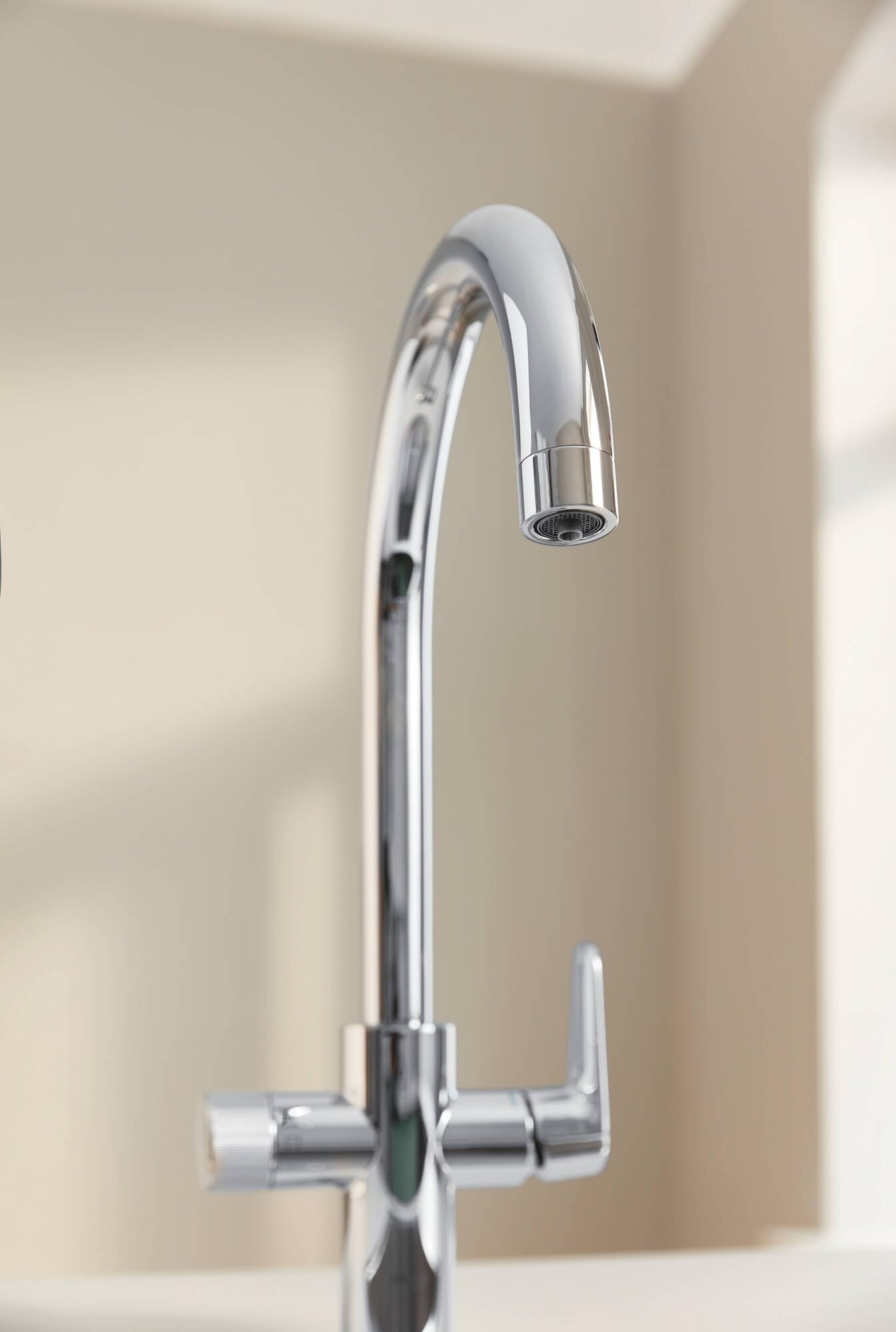 GROHE Blue Pure BauCurve miscelatore cucina filtrata cromo