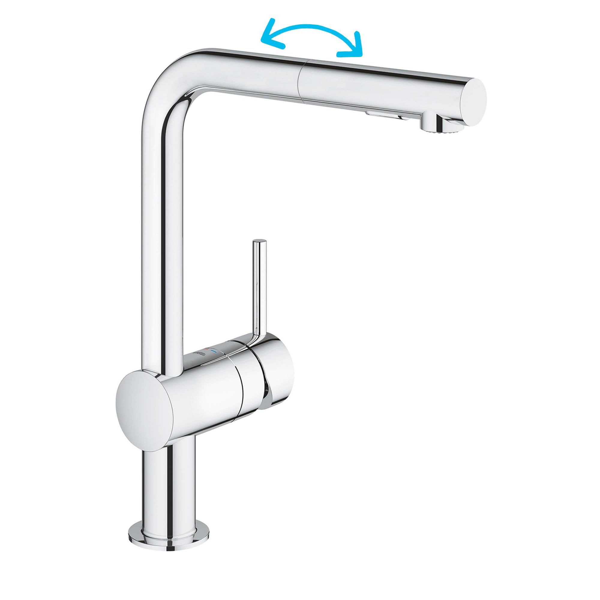 Grohe Minta 32168000 rubinetto cucina cromo estraibile
