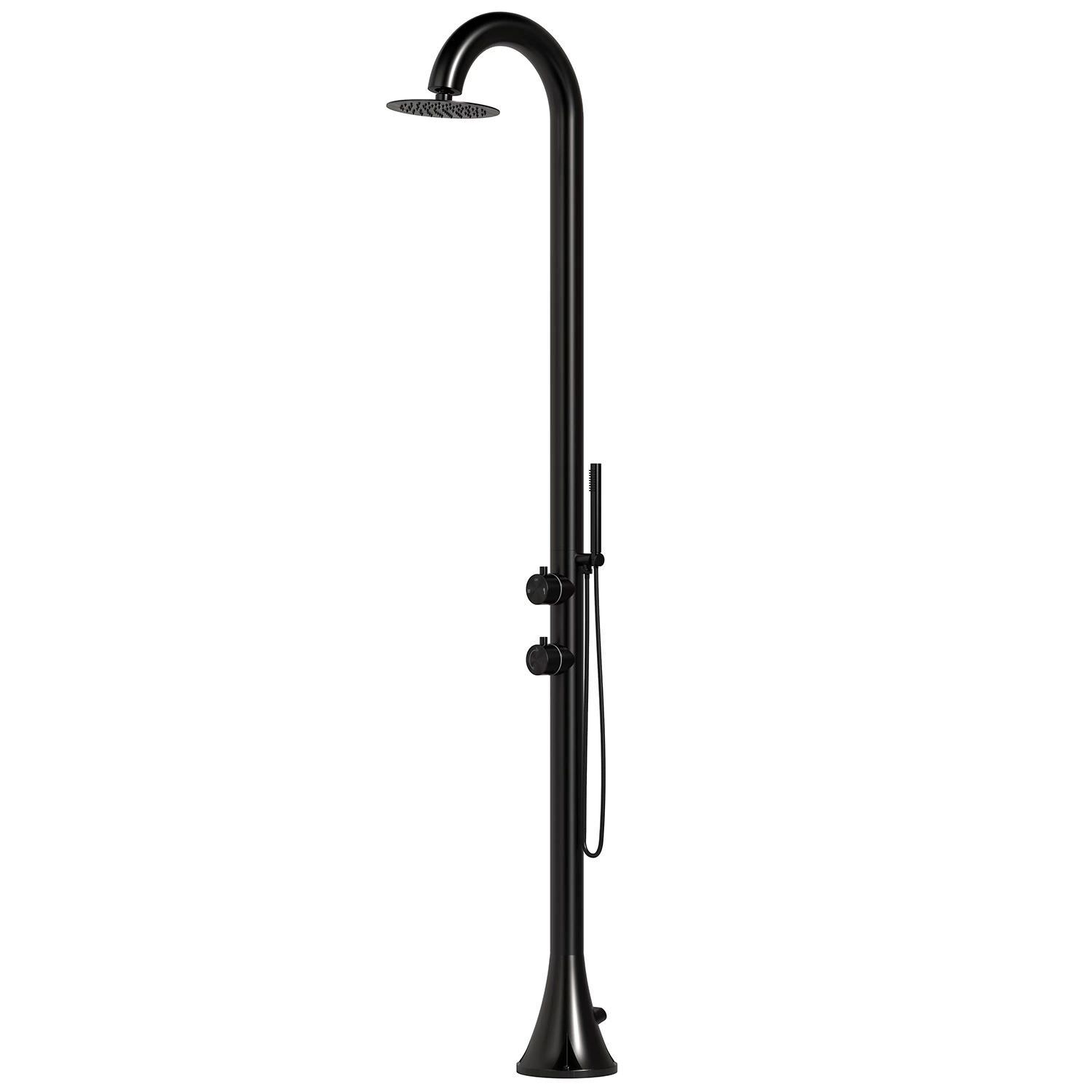 Sined Doccia Inox Luna D Nera doccia esterno miscelatore