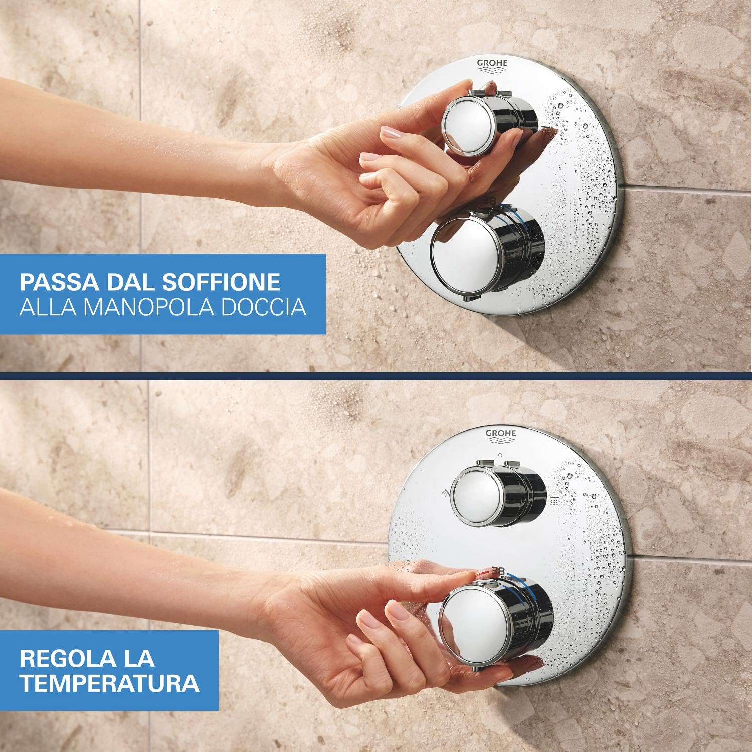 Grohe Precision 34883000 sistema doccia incasso cromo 250