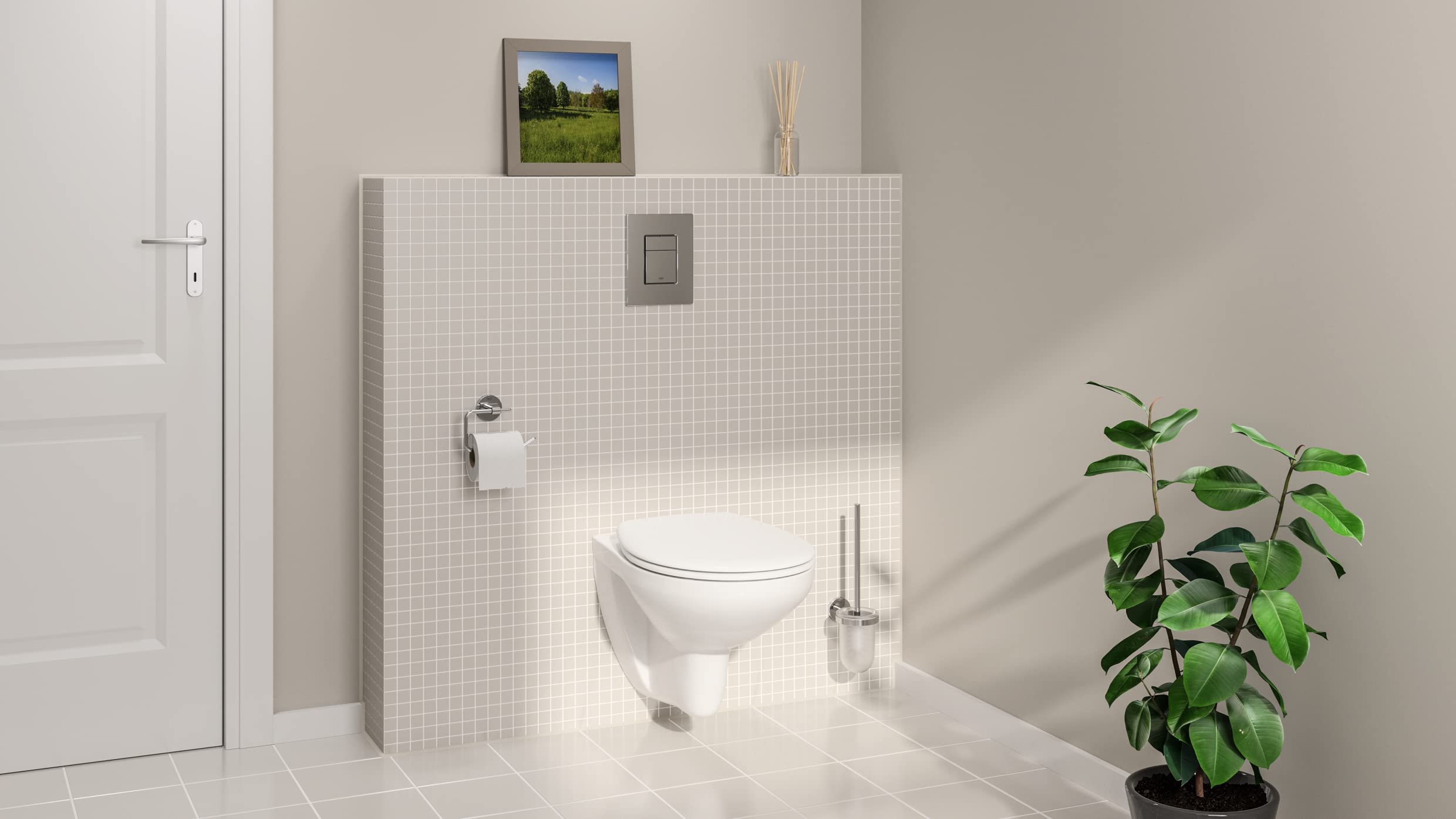 GROHE Solido 39930000 set WC 4 in 1 altezza 1,20 m