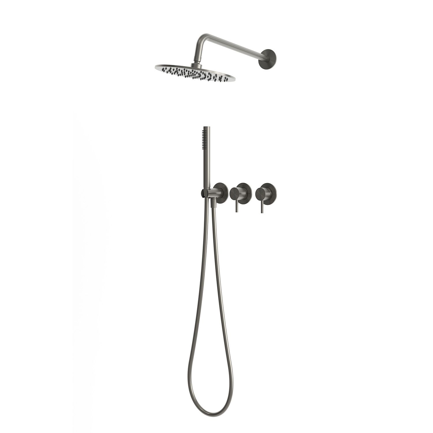 Sined kit doccia parete incasso 30 cm canna di fucile
