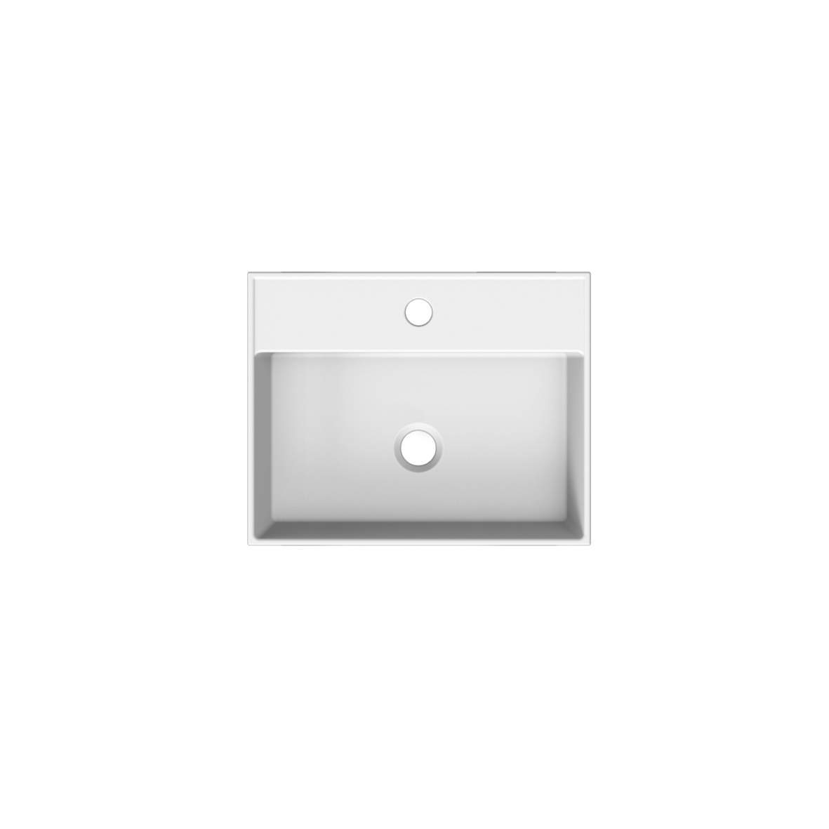 Scarabeo Teorema 2.0 50 lavabo 50 cm bianco