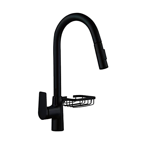 Solvex SP-10044-N rubinetto cucina nero acciaio inox