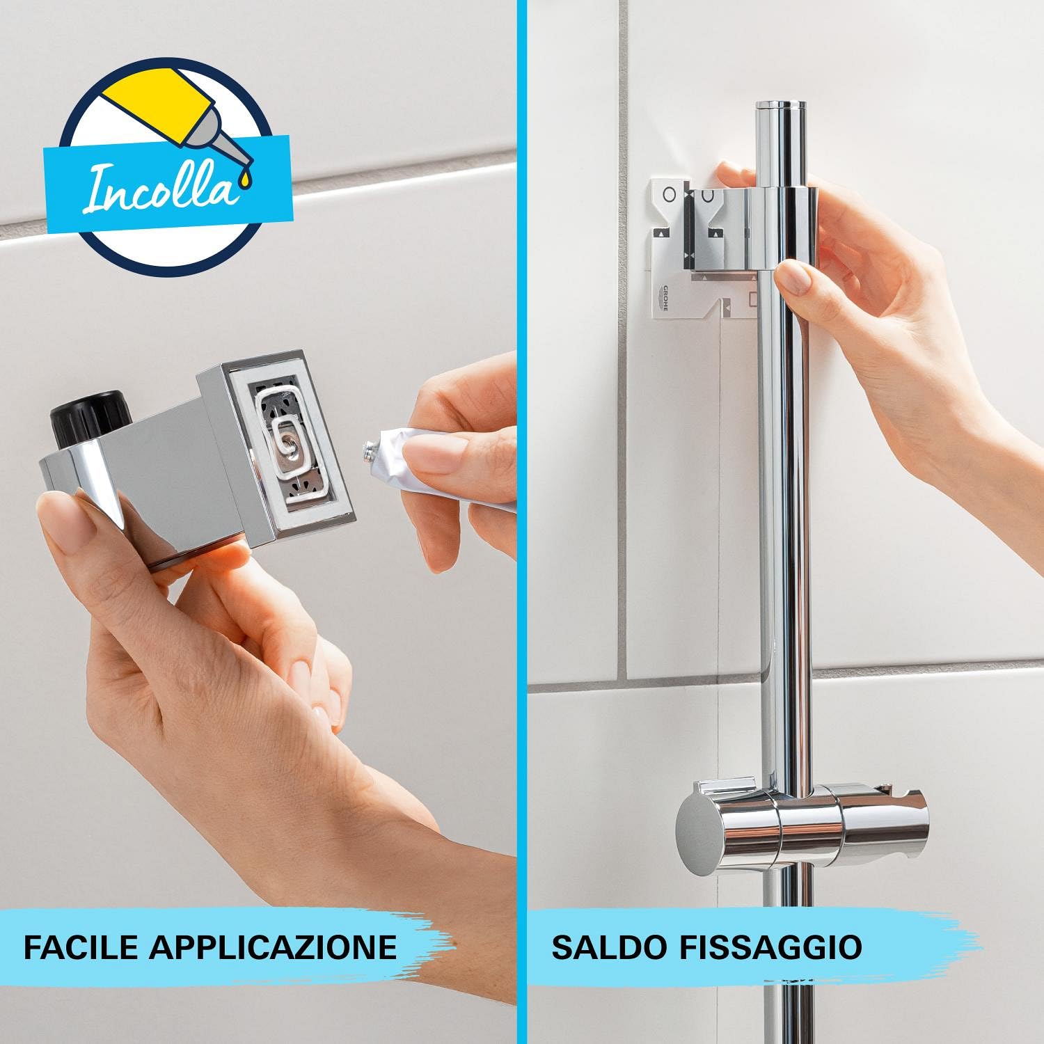 GROHE Vitalio Comfort 26929001 saliscendi doccia 60 cm cromo