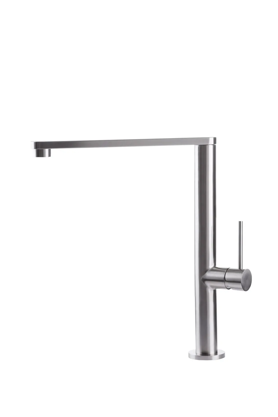 Tubico Kitchen River miscelatore lavello canna piatta inox