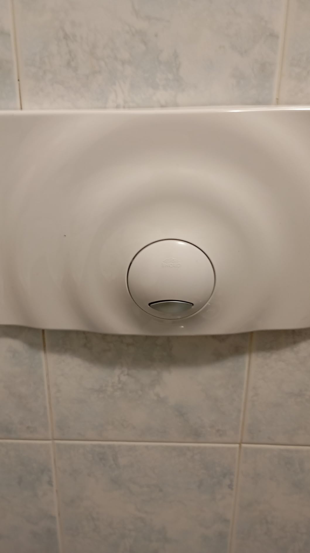 GROHE Surf 37859SH0 placca WC bianca 2 tasti risparmio