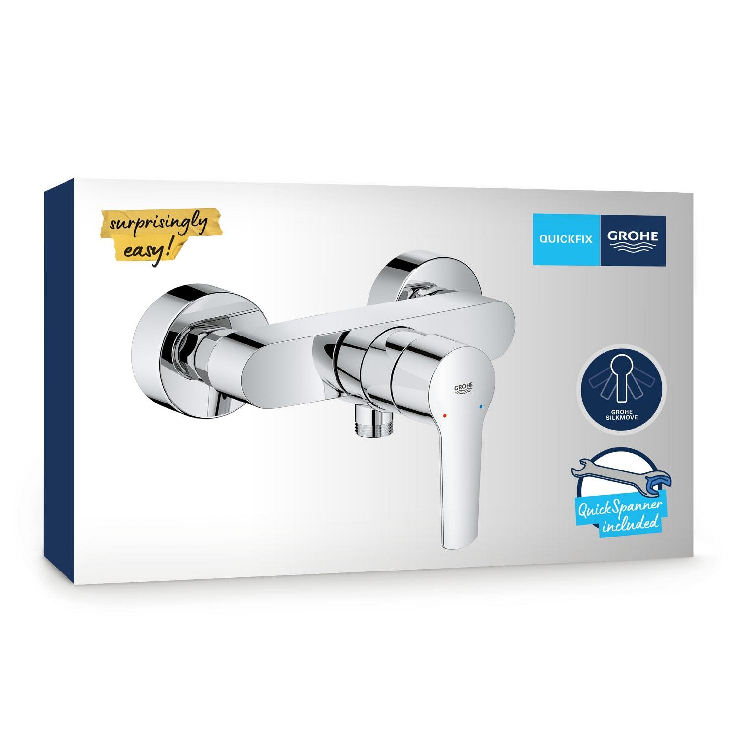 Grohe Start miscelatore monocomando doccia a parete cromo