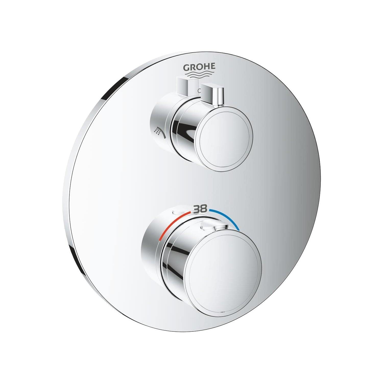 Grohe Grohtherm 24080000 miscelatore termostatico 2 uscite cromo