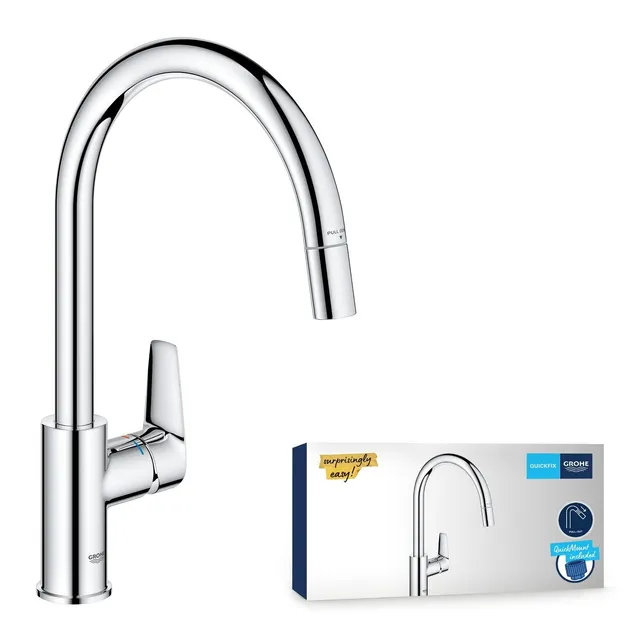GROHE Start Edge 30551000 miscelatore cucina estraibile