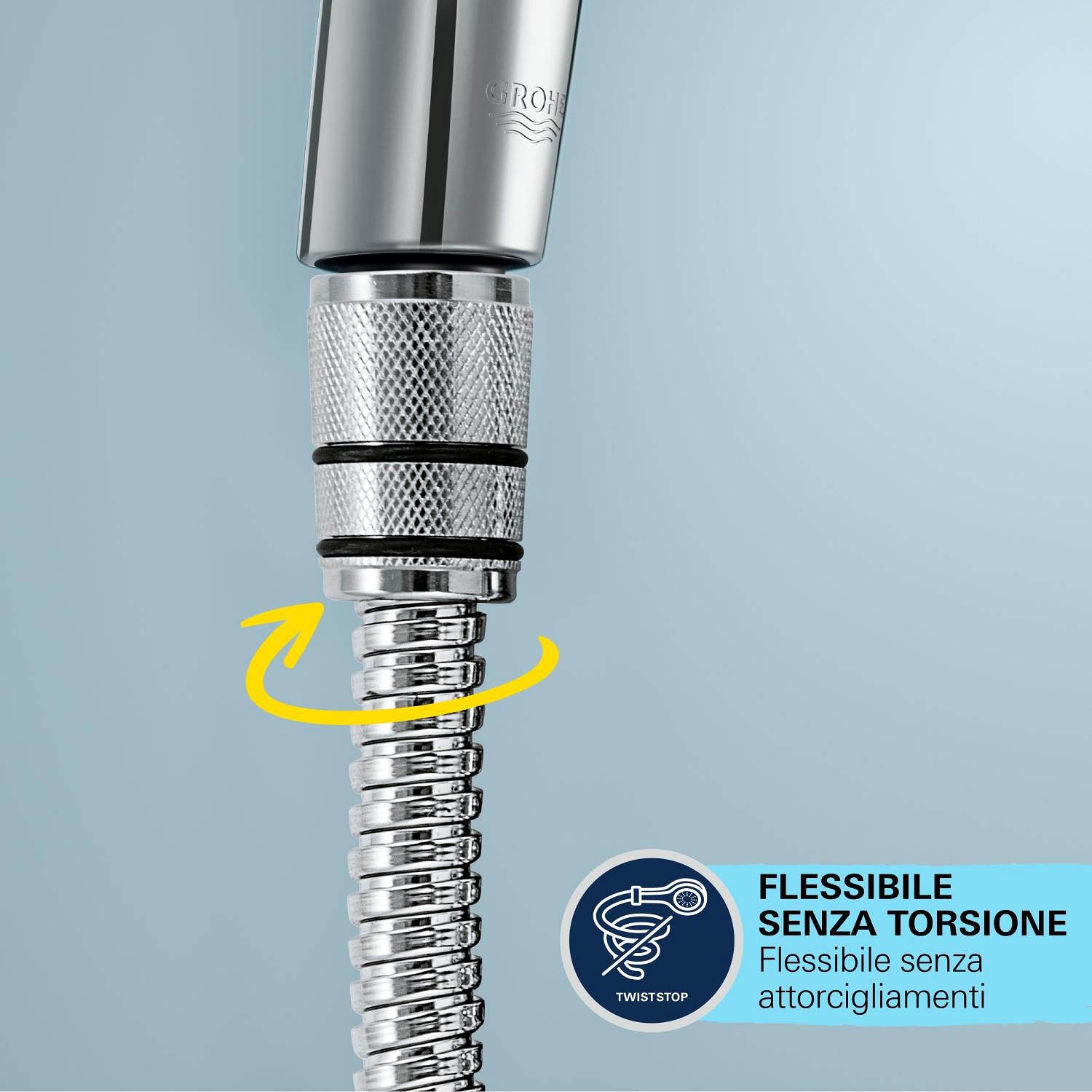 GROHE VitalioFlex 22101000 flessibile doccia 1,5 m antitorsione