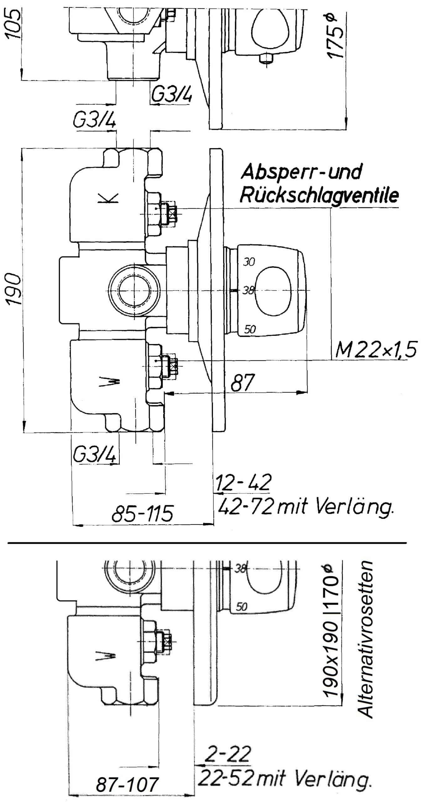 Schmiedl GS0450/20U2 Corpo Incasso Termostatico 3/4