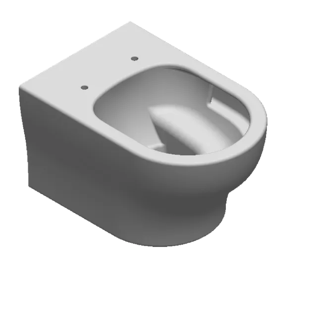 Scarabeo Evo Twist vaso sospeso in ceramica