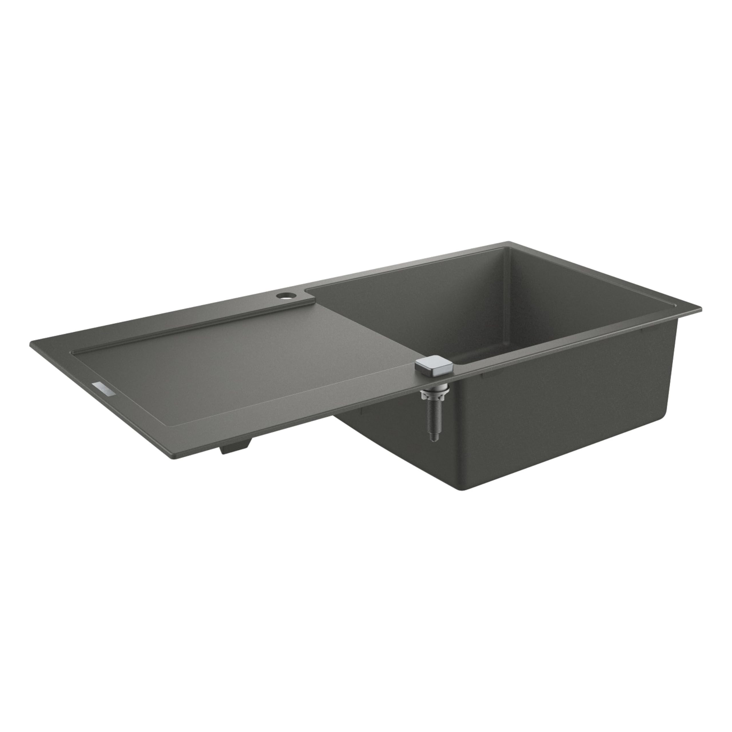 Grohe K500 50-C lavello cucina granite black 86x50 cm