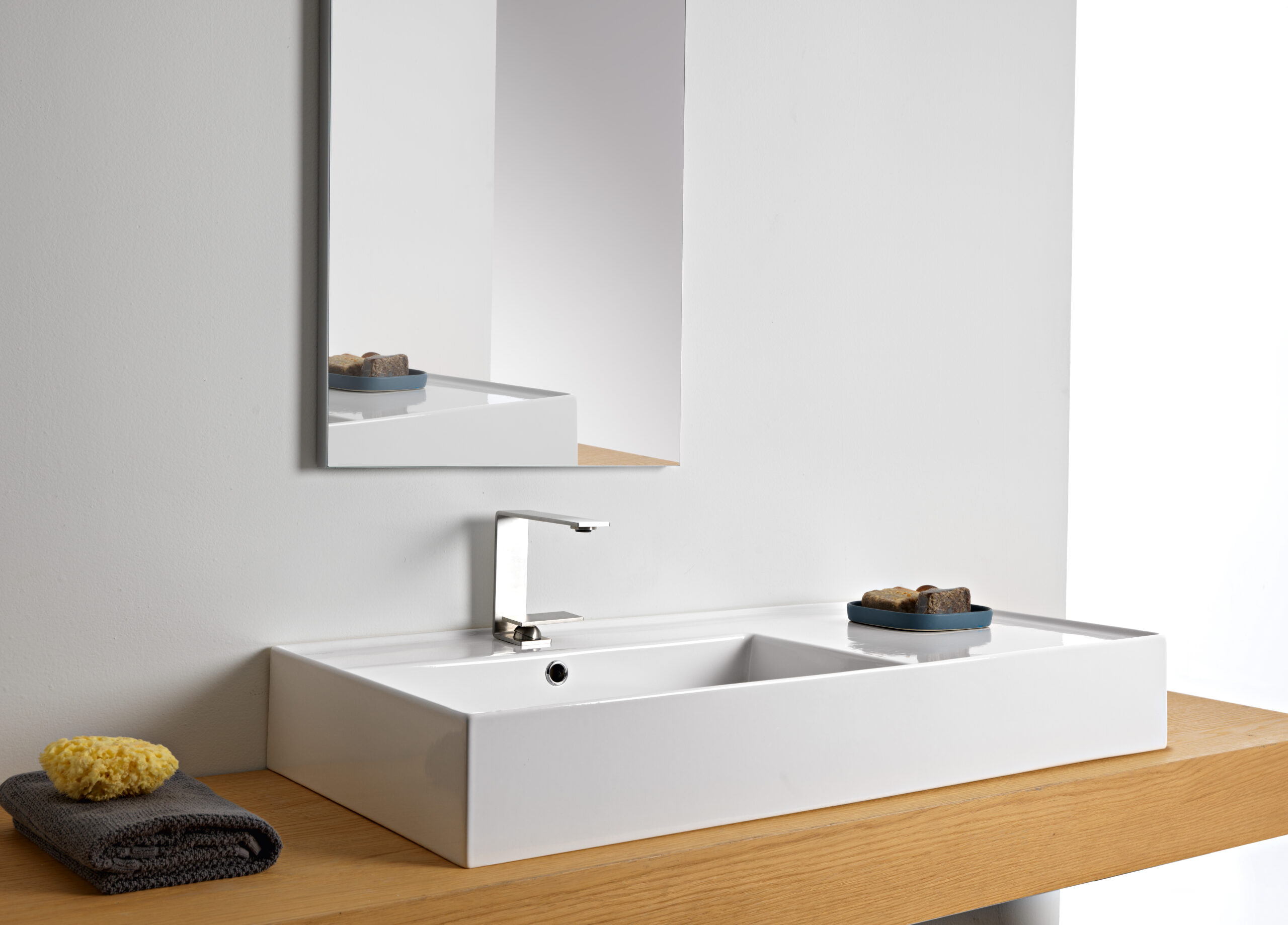 Scarabeo Teorema 2.0 100 Shelf DX lavabo 101x46