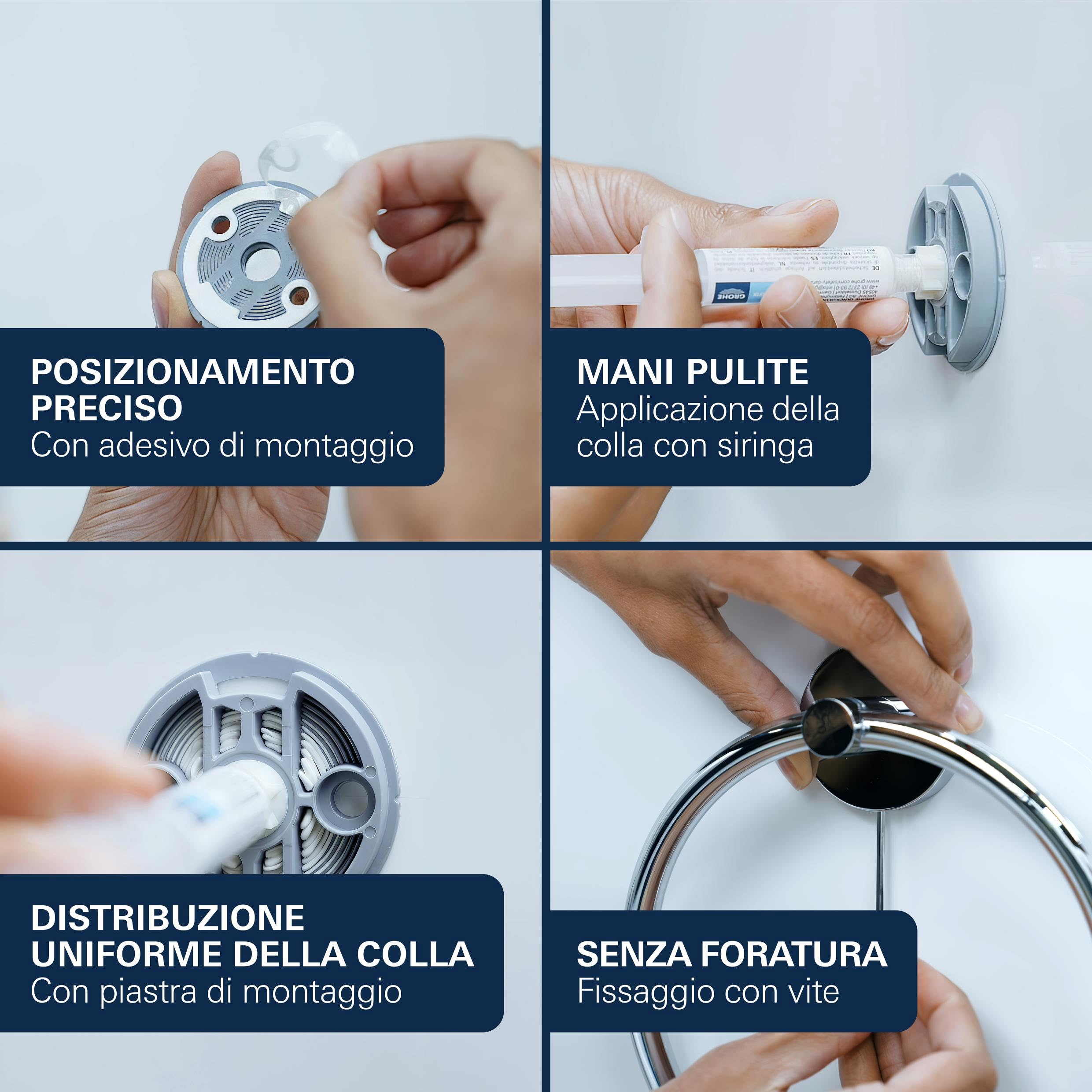 GROHE Start 41063AL0 dispenser sapone antracite 160 ml vetro