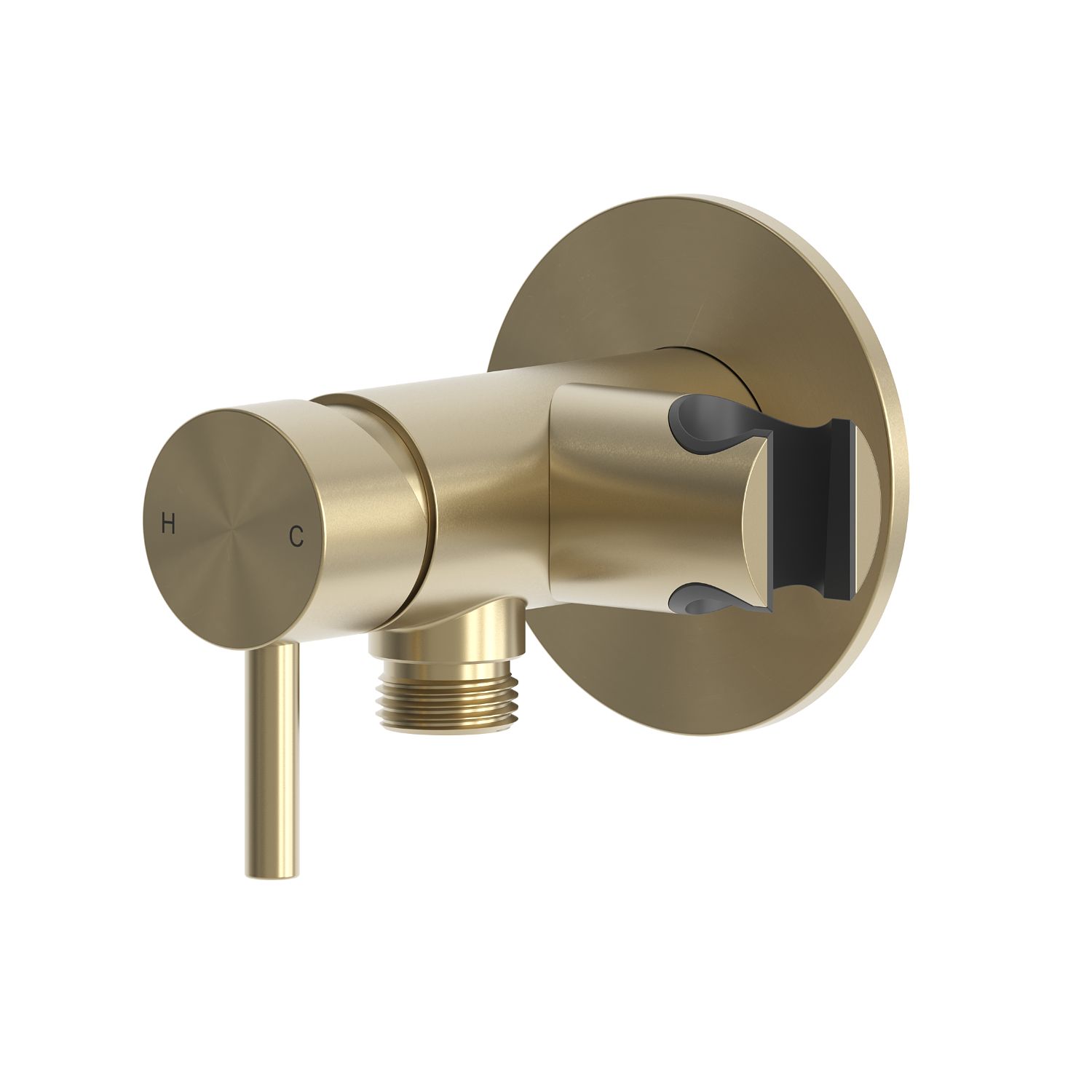 Sined MISCELATORE-MURO-ATTACCO-DOCCINO-LEVANTE-ORO rubinetto oro