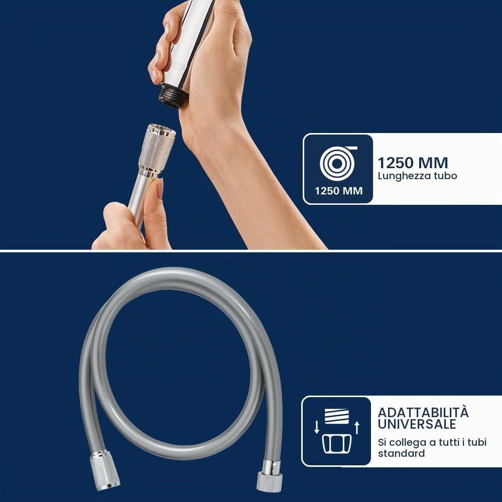 GROHE Tempesta 27513001 set doccia cromo anticalcare