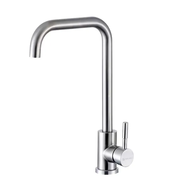 Solvex SP-10021 miscelatore cucina nichel spazzolato acciaio inox