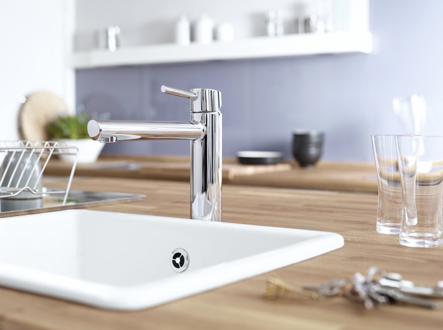 Grohe Concetto 31210001 Miscelatore Cucina Cromo Abbattibile