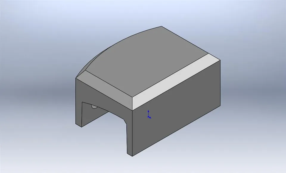 Vismaravetro Serie 8000 V3 blocchetto guida centrale cromo