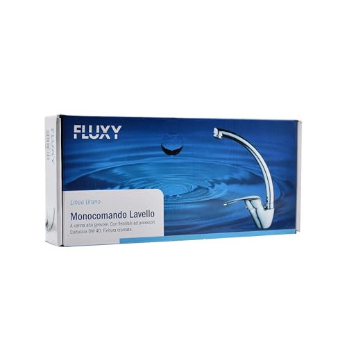 Fluxy Urano rubinetto cucina cromato canna alta girevole