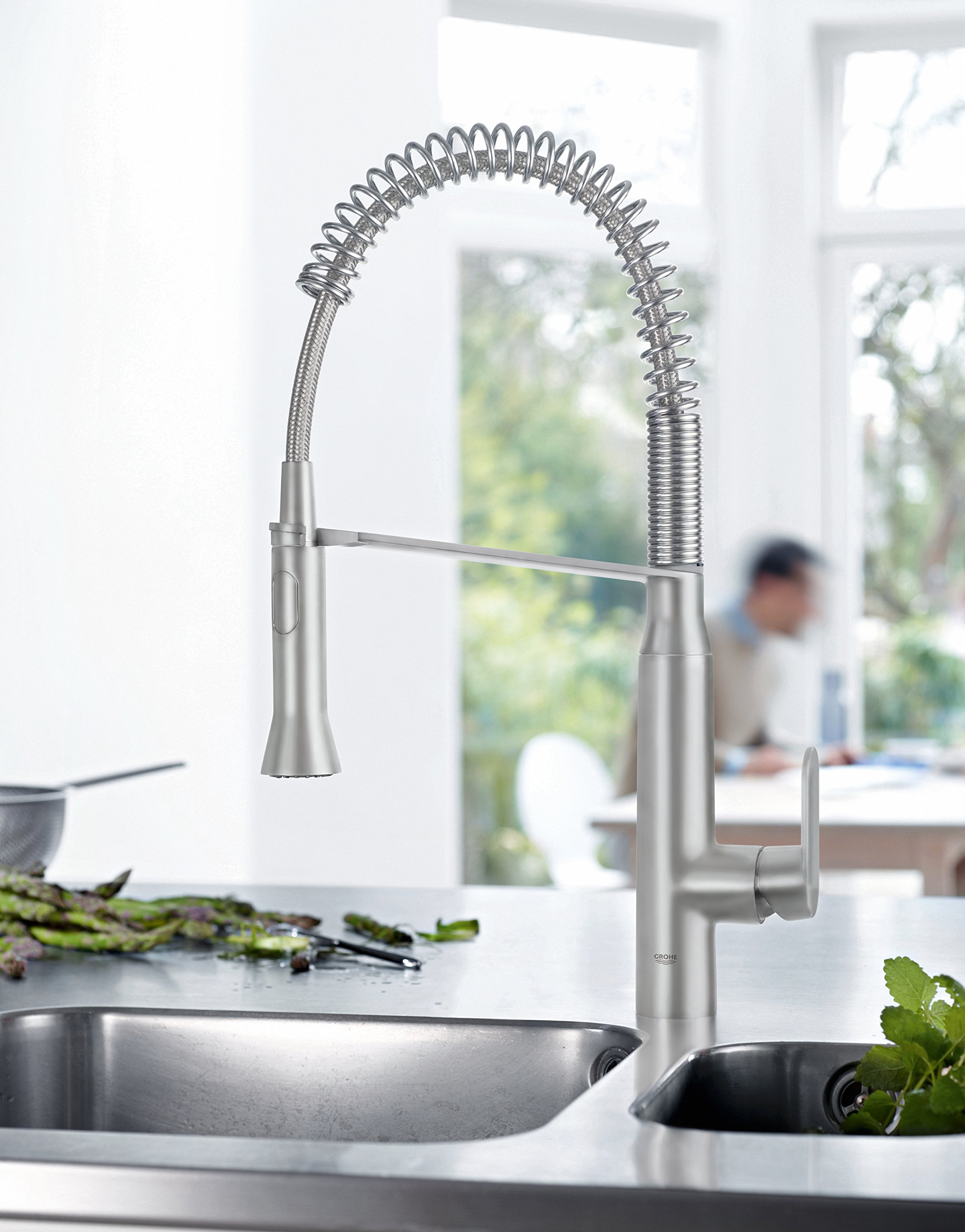 Grohe K7 31379000 miscelatore cucina M cromo con doccetta