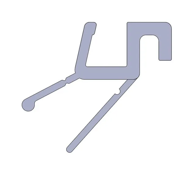 Vismaravetro Serie 7200 7000 guarnizione gocciolatoio doppio baffo
