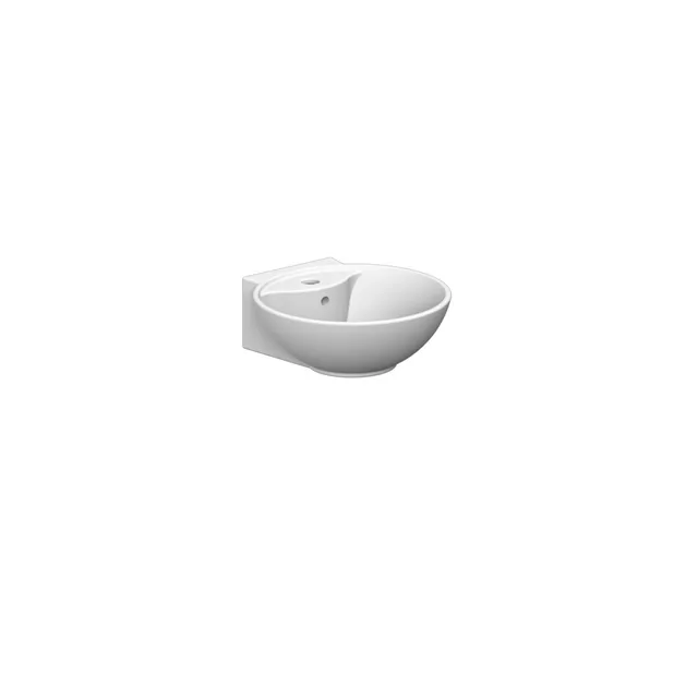 Scarabeo Sfera R Lavabo Tondo Bianco in Ceramica