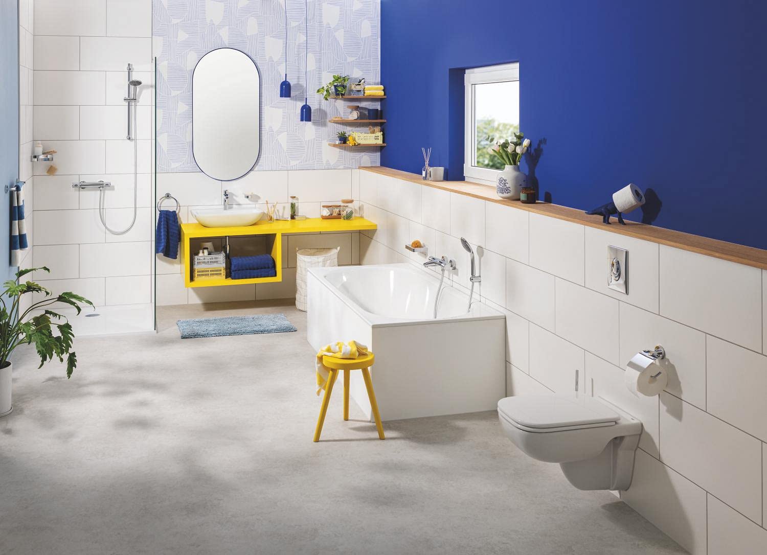 Grohe Start 41179000 portarotolo cromo con coperchio metallo