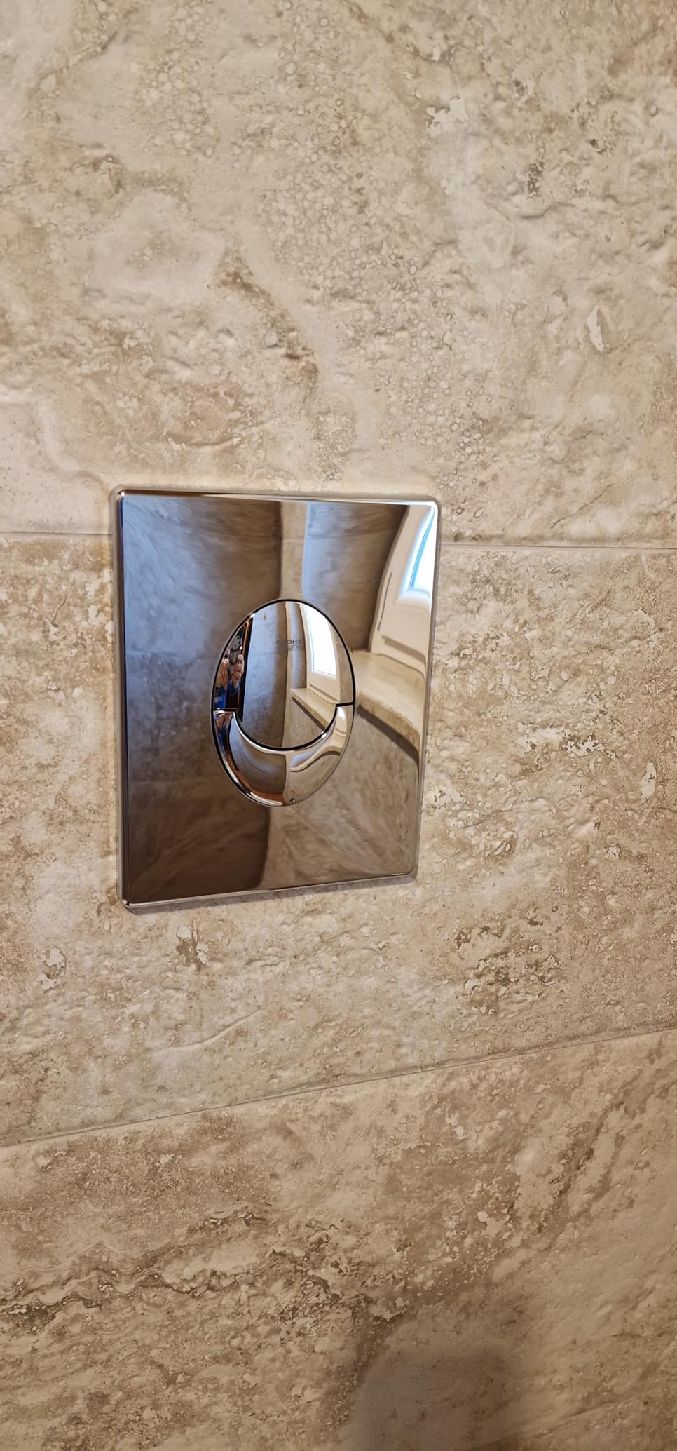 GROHE Skate Air 38505SH0 placca WC bianco verticale