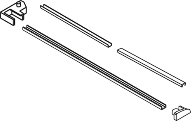 Vismaravetro Serie 8000 Kit SMF VR SX Argento Satinato