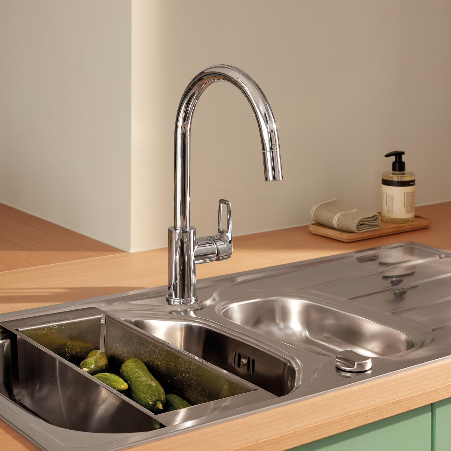 GROHE StartLoop 305560000 rubinetto cucina bocca alta cromato