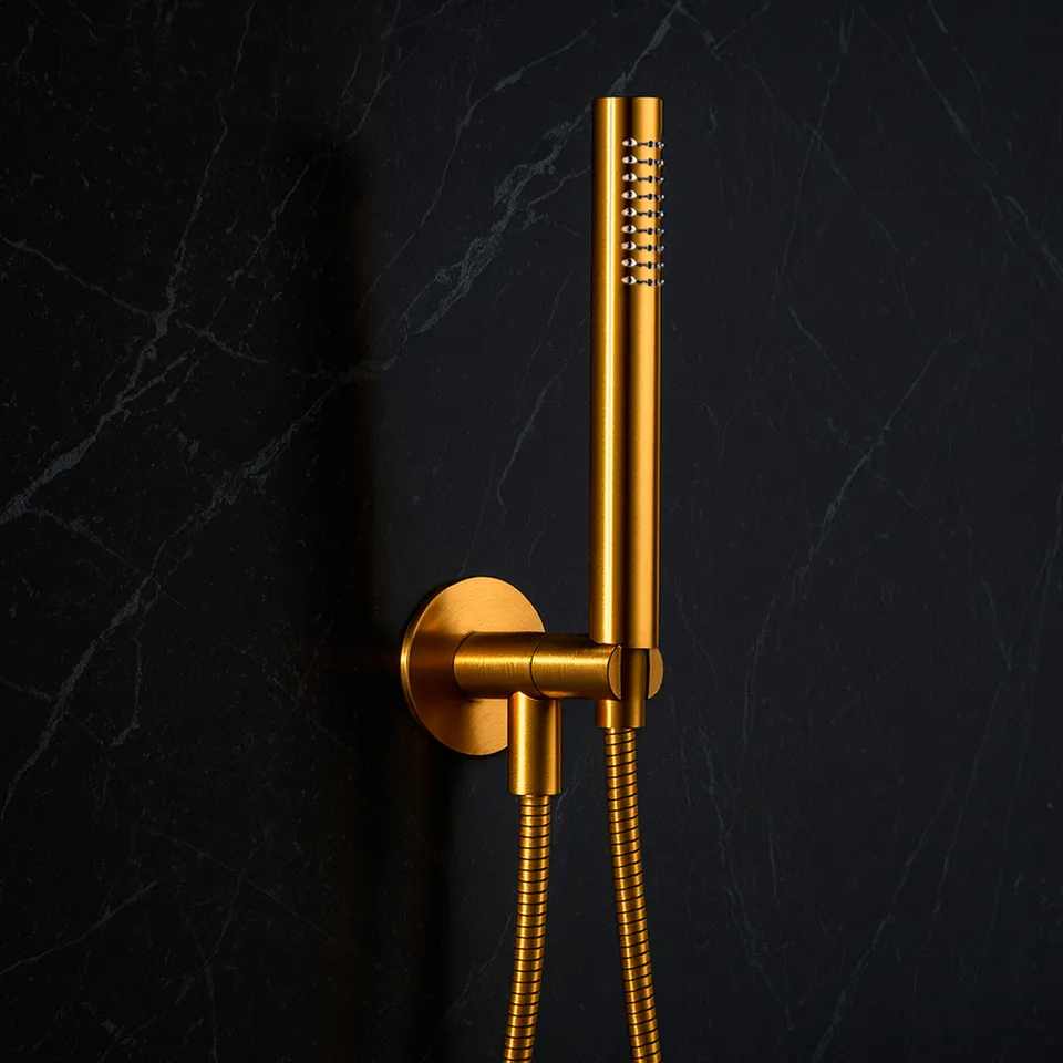 Sined Levante Doccino Oro soffione doccia acciaio inox