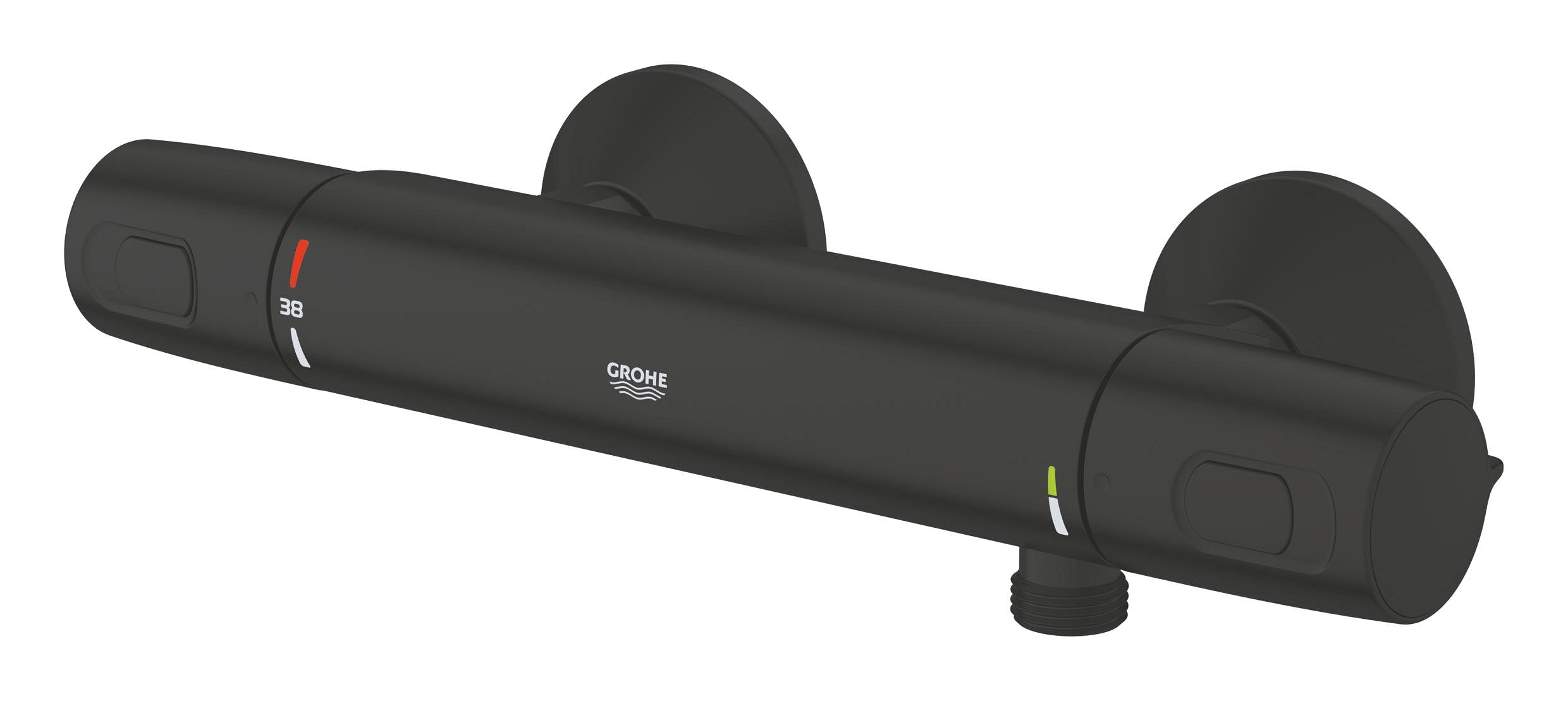 GROHE Precision Trend New miscelatore doccia termostatico nero opaco