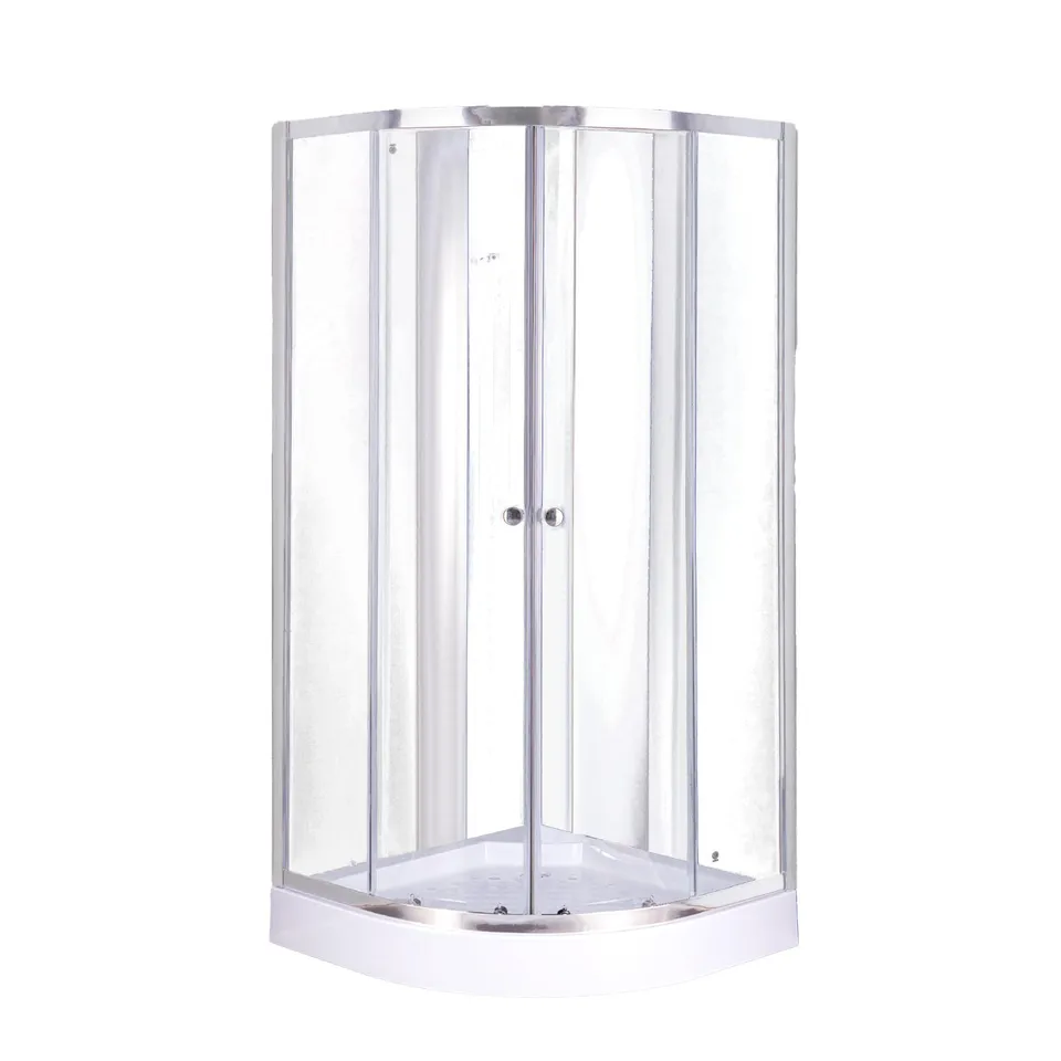 Fluxy Rubino box doccia 80x80 ante scorrevoli trasparente
