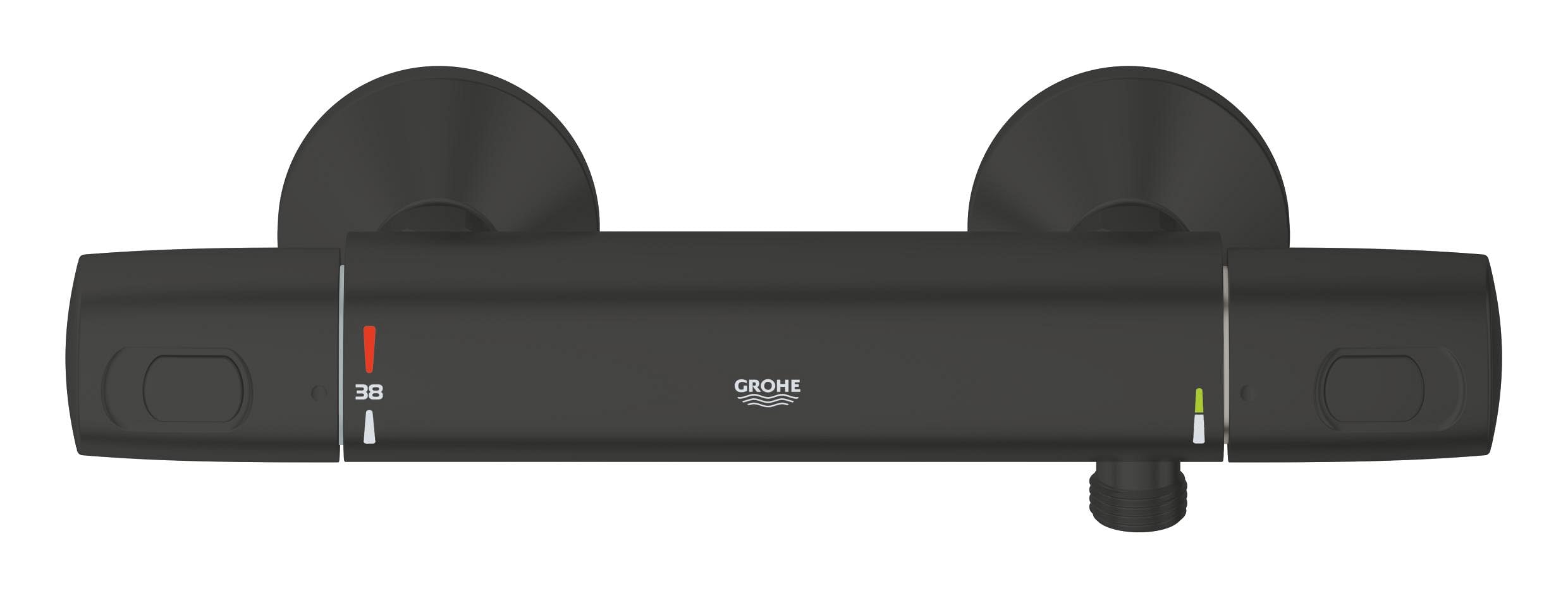 GROHE Precision Trend New miscelatore doccia termostatico nero opaco