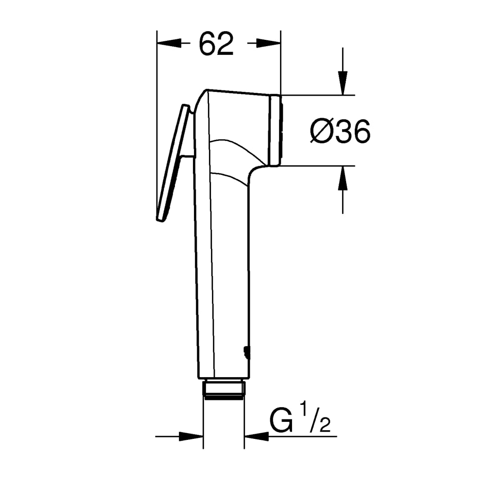 GROHE Tempesta 27512001 doccetta cromo anticalcare