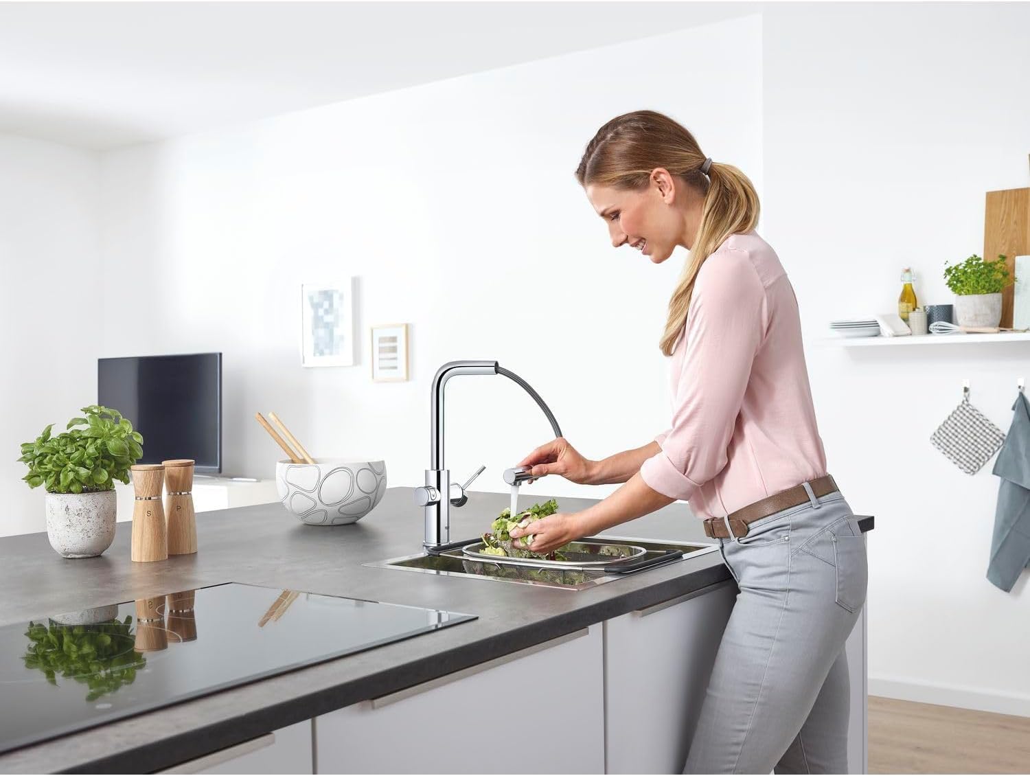 Grohe Blue Home 31927001 miscelatore cucina filtrante cromo