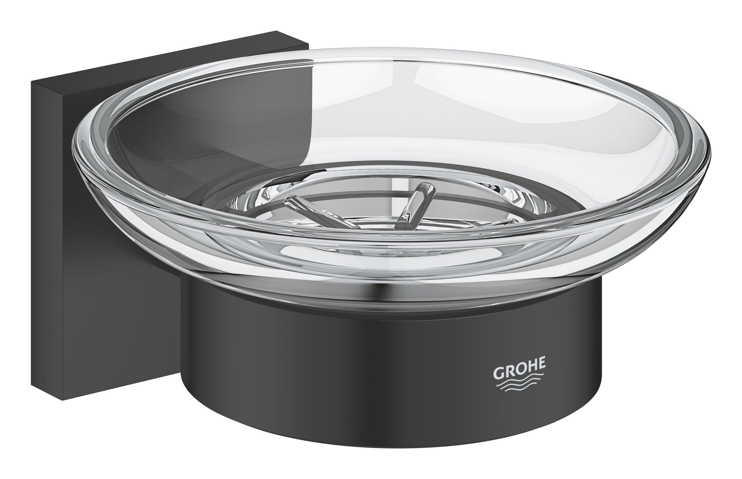 GROHE Start Cube portasapone 41096000 cromo vetro