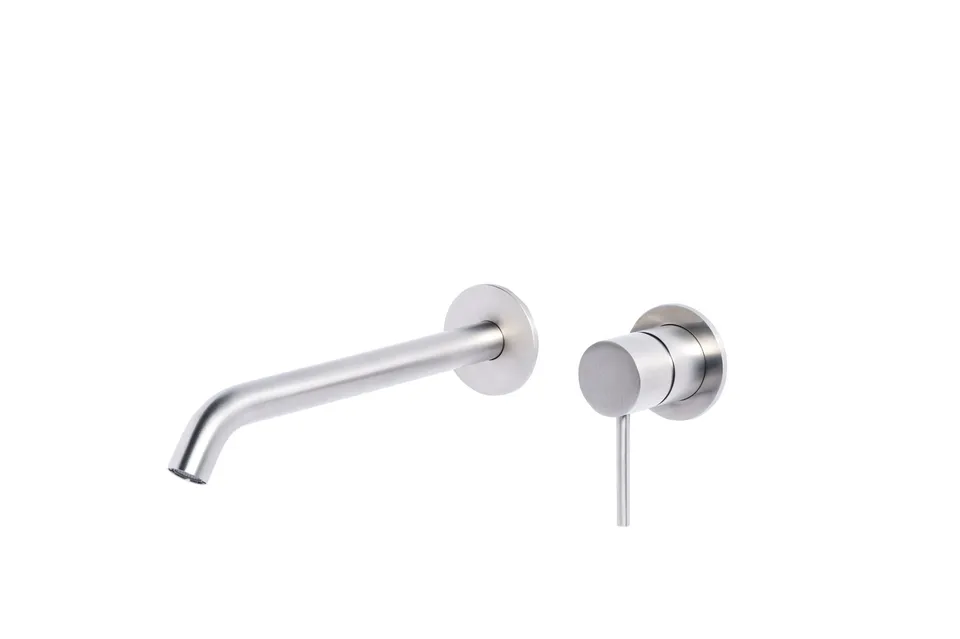 Tubico Tevere Miscelatore Lavabo a Incasso 16 cm Acciaio Inox 316L