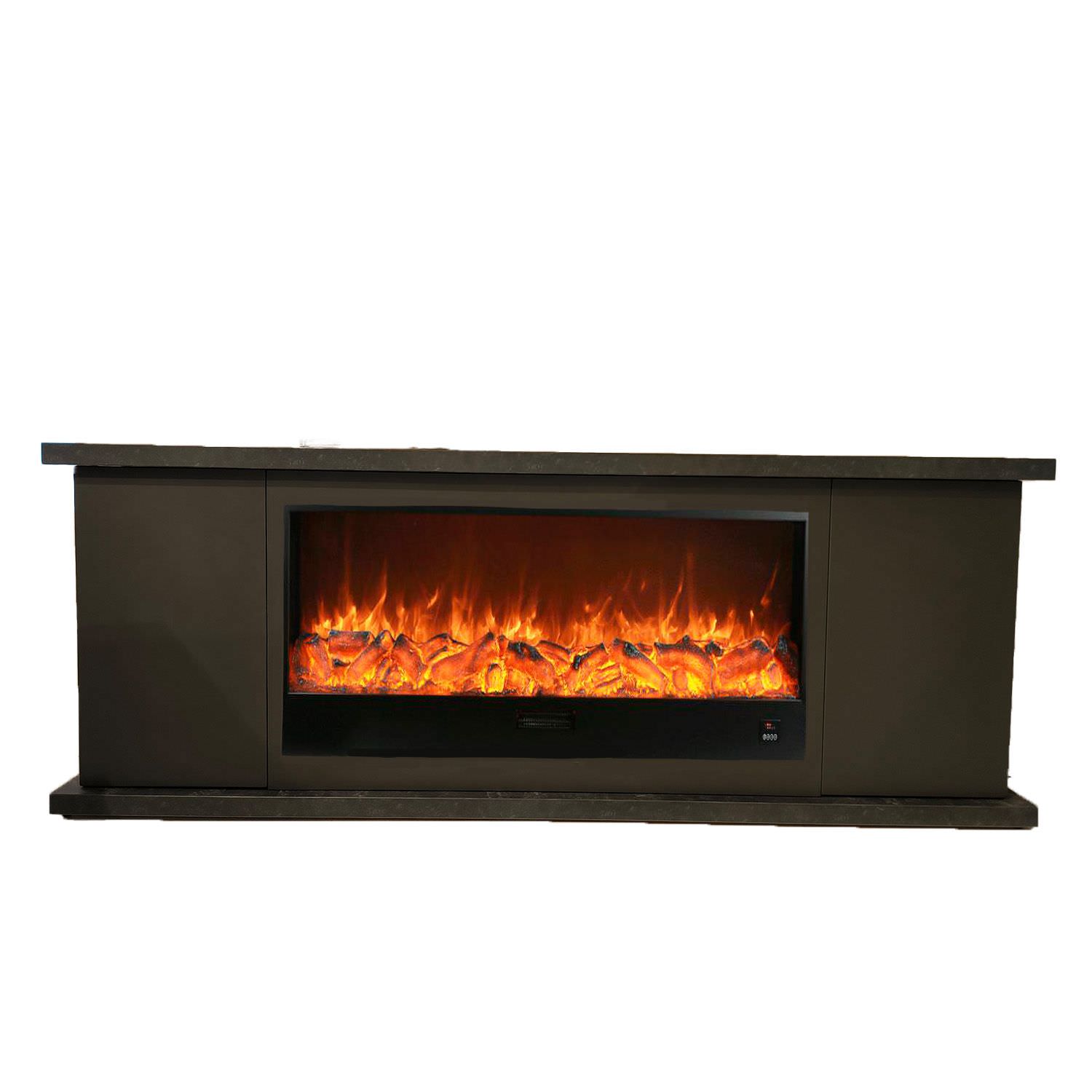 Sined Arosio 108 Antracite mobile camino elettrico 1500W