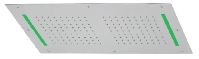 Tubico soffione doccia incasso LED 500x400 mm