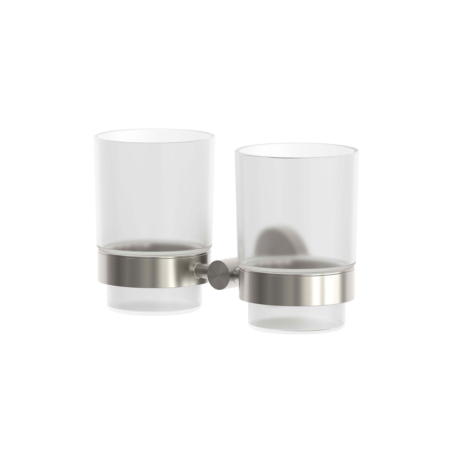 Sined PORTA-BICCHIERE-LEVANTE-DOPPIO-INOX porta bicchiere doppio satinato