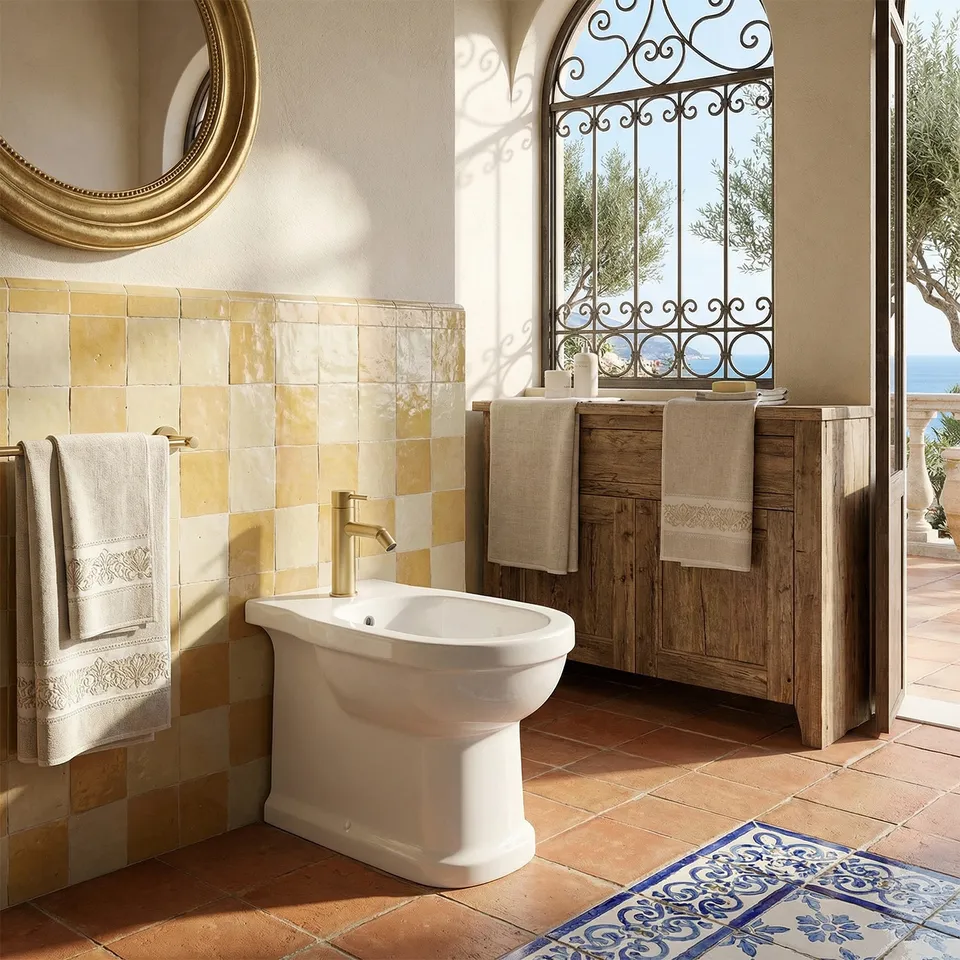 Sined Levante Oro Miscelatore Bidet Oro Inox